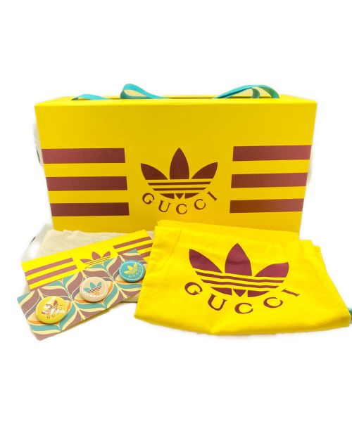 GUCCI（グッチ）GUCCI (グッチ) adidas (アディダス) GG platform sandal レッド サイズ:SIZE 37の古着・服飾アイテム