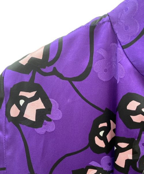 MARNI（マルニ）MARNI (マルニ) フラワープリントワンピース パープル サイズ:36の古着・服飾アイテム