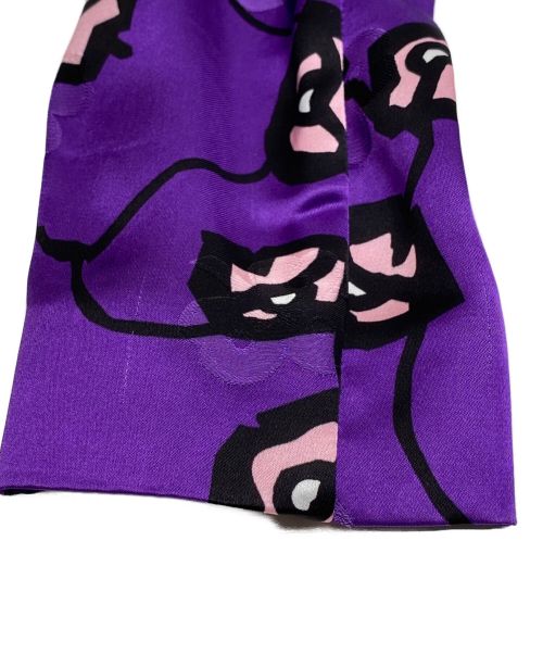 MARNI（マルニ）MARNI (マルニ) フラワープリントワンピース パープル サイズ:36の古着・服飾アイテム