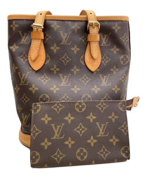 LOUIS VUITTON（ルイ ヴィトン）LOUIS VUITTON (ルイ ヴィトン) バケットPM ブラウン サイズ:PMの古着・服飾アイテム