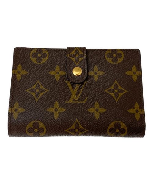 LOUIS VUITTON（ルイ ヴィトン）LOUIS VUITTON (ルイ ヴィトン) ポルトフォイユ・ヴィエノワ/がま口財布 ブラウンの古着・服飾アイテム