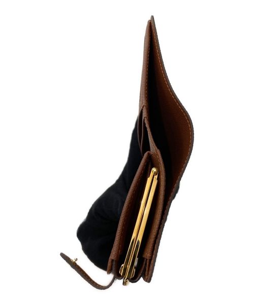LOUIS VUITTON（ルイ ヴィトン）LOUIS VUITTON (ルイ ヴィトン) ポルトフォイユ・ヴィエノワ/がま口財布 ブラウンの古着・服飾アイテム