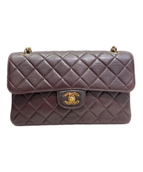 CHANEL（シャネル）CHANEL (シャネル) ダブルフェイスマトラッセ25 ブラウン サイズ:25の古着・服飾アイテム