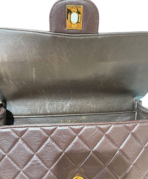 CHANEL（シャネル）CHANEL (シャネル) ダブルフェイスマトラッセ25 ブラウン サイズ:25の古着・服飾アイテム