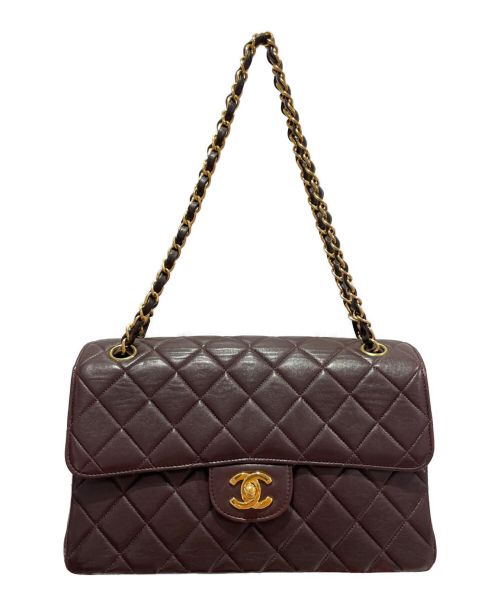 CHANEL（シャネル）CHANEL (シャネル) ダブルフェイスマトラッセ25 ブラウン サイズ:25の古着・服飾アイテム