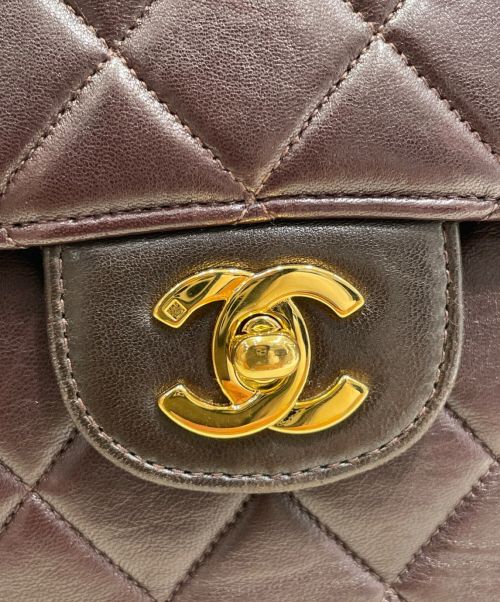 CHANEL（シャネル）CHANEL (シャネル) ダブルフェイスマトラッセ25 ブラウン サイズ:25の古着・服飾アイテム