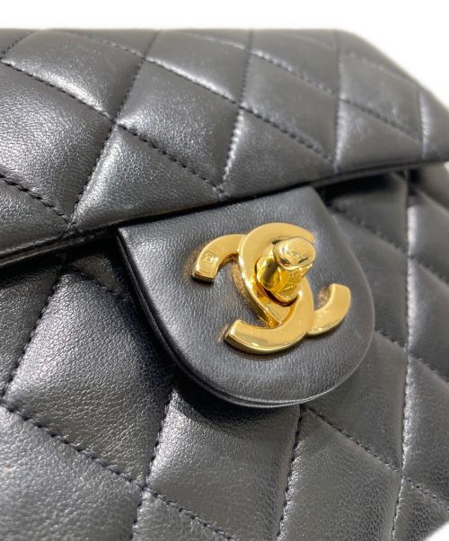 CHANEL（シャネル）CHANEL (シャネル) ミニマトラッセ ブラック サイズ:18の古着・服飾アイテム
