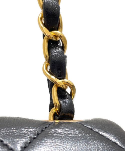 CHANEL（シャネル）CHANEL (シャネル) ミニマトラッセ ブラック サイズ:18の古着・服飾アイテム