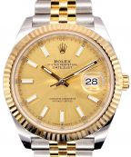 ROLEXロレックス）の古着「デイトジャスト41 Ref.126333」｜シャンパン