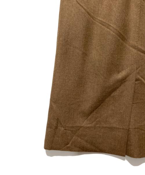 LOUIS VUITTON（ルイ ヴィトン）LOUIS VUITTON (ルイ ヴィトン) スリットスカート ブラウン サイズ:38の古着・服飾アイテム