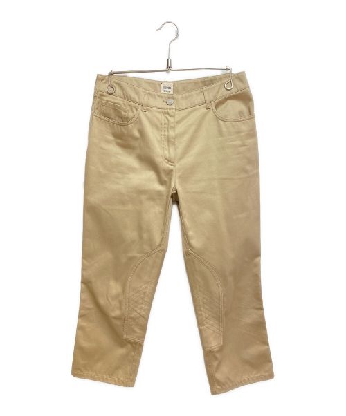 HERMES（エルメス）HERMES (エルメス) 7分丈パンツ ライトブラウン サイズ:Mの古着・服飾アイテム