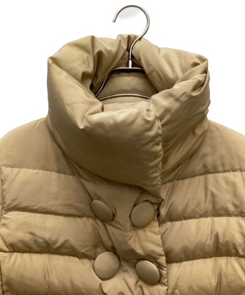 MONCLER（モンクレール）MONCLER (モンクレール) ダウンコート ベージュ サイズ:SIZE　1の古着・服飾アイテム