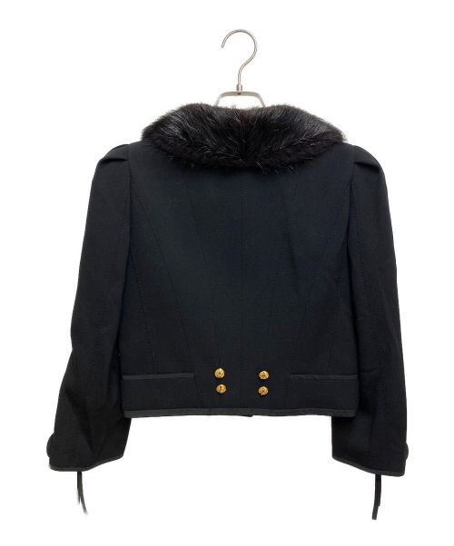 LOUIS VUITTON（ルイ ヴィトン）LOUIS VUITTON (ルイ ヴィトン) ファージャケット ブラック サイズ:38の古着・服飾アイテム