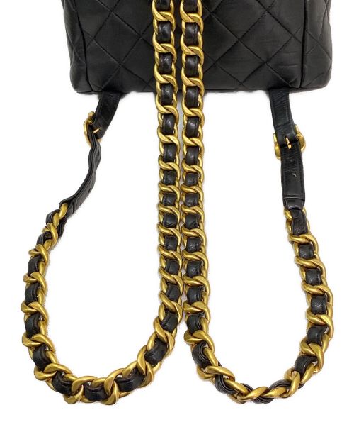 CHANEL（シャネル）CHANEL (シャネル) マトラッセリュック ブラックの古着・服飾アイテム