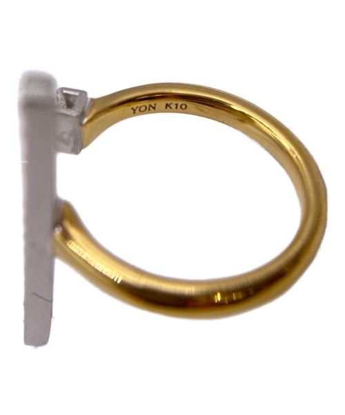 YON（ヨン）YON (ヨン) Essence Baguette Two Rows Ring サイズ:11号の古着・服飾アイテム