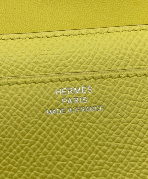 HERMES（エルメス）HERMES (エルメス) コンスタンスロング/長財布 イエローの古着・服飾アイテム