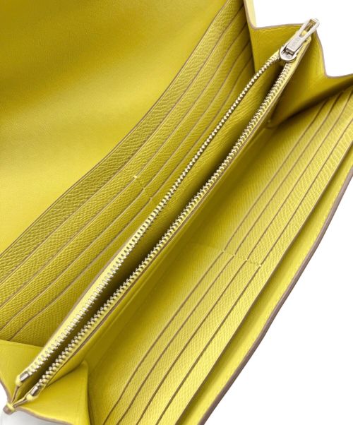 HERMES（エルメス）HERMES (エルメス) コンスタンスロング/長財布 イエローの古着・服飾アイテム
