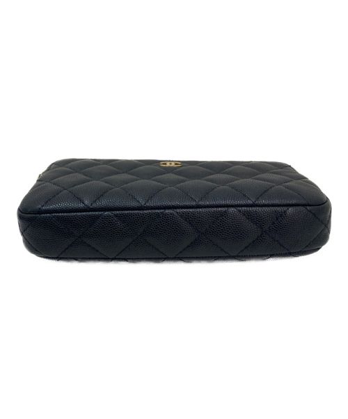 CHANEL（シャネル）CHANEL (シャネル) チェーンウォレット ブラックの古着・服飾アイテム