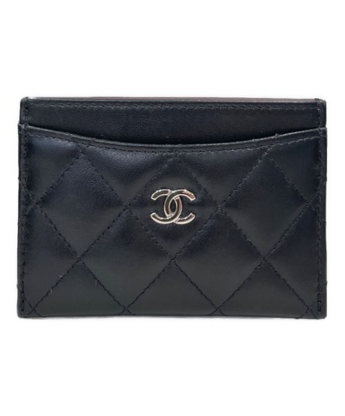 CHANEL（シャネル）CHANEL (シャネル) マトラッセカードケース ブラックの古着・服飾アイテム