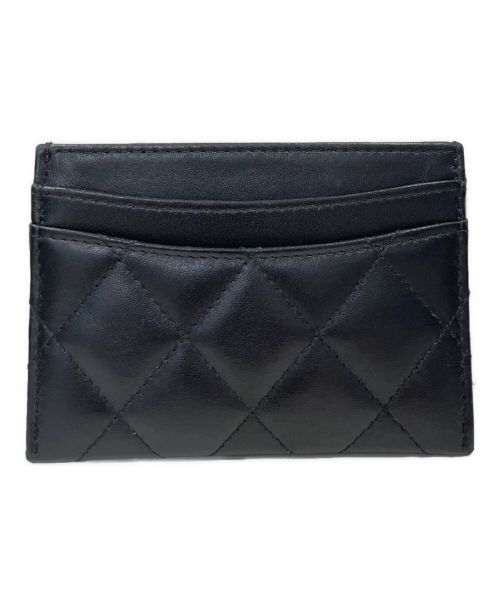 CHANEL（シャネル）CHANEL (シャネル) マトラッセカードケース ブラックの古着・服飾アイテム