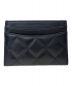 CHANEL (シャネル) マトラッセカードケース ブラック：39800円