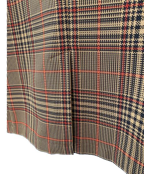 CABAN（キャバン）CABAN (キャバン) グレンチェックカバーオールジャケット ブラウン サイズ:Mの古着・服飾アイテム