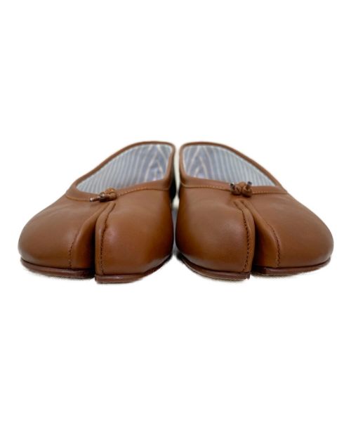Maison Margiela（メゾンマルジェラ）Maison Margiela (メゾンマルジェラ) タビバレエシューズ ブラウン サイズ:37の古着・服飾アイテム