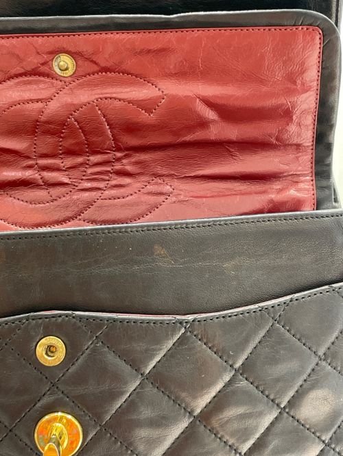 CHANEL（シャネル）CHANEL (シャネル) マトラッセ25 ブラック サイズ:25の古着・服飾アイテム