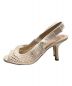 Christian Dior (クリスチャン ディオール) J'ADIOR リボンレースミュール ベージュ サイズ:37.5：49800円