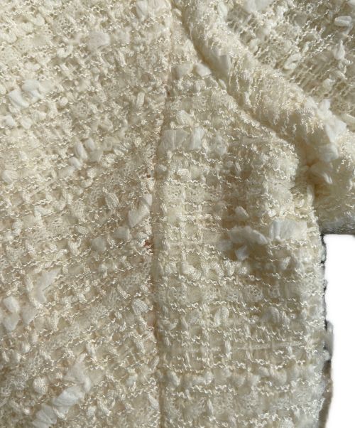 CHANEL（シャネル）CHANEL (シャネル) ツイードワンピース ホワイト サイズ:36の古着・服飾アイテム