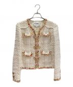 CHANELシャネル）の古着「ツイードジャケット」｜ホワイト
