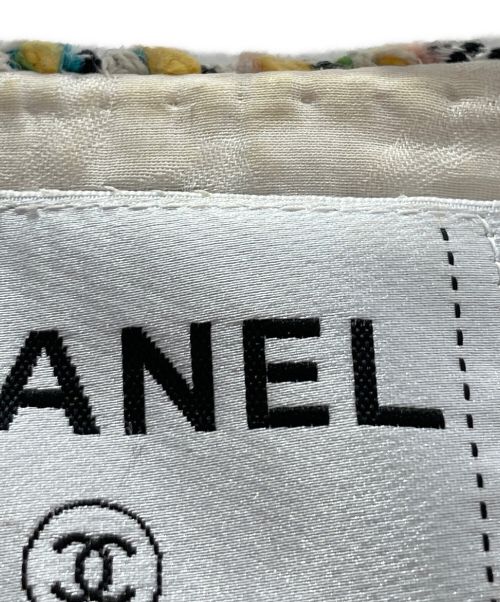 CHANEL（シャネル）CHANEL (シャネル) ツイードジャケット ホワイト サイズ:36の古着・服飾アイテム