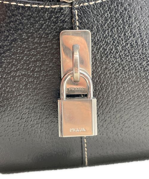 PRADA（プラダ）PRADA (プラダ) ボストンバッグ ブラックの古着・服飾アイテム