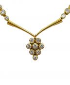 NO BRAND JEWELRYノーブランドジュエリー）の古着「14Pダイヤモンドネックレス」