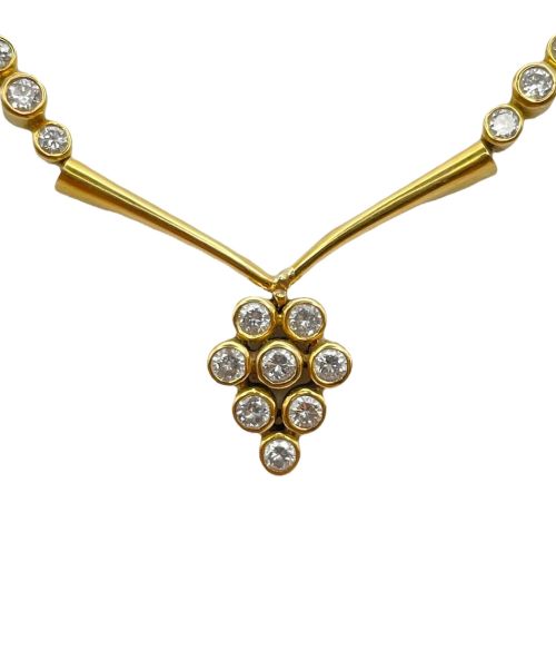 NO BRAND JEWELRY（ノーブランドジュエリー）NO BRAND JEWELRY (ノーブランドジュエリー) 14Pダイヤモンドネックレス サイズ:-の古着・服飾アイテム