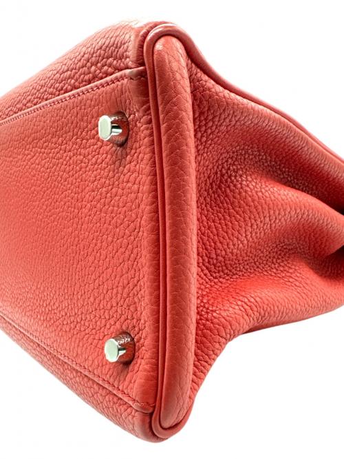HERMES（エルメス）HERMES (エルメス) ケリー 35/シルバー金具/トリヨンクレマンス/ピンク系/□O刻印 ピンク系 サイズ:35の古着・服飾アイテム