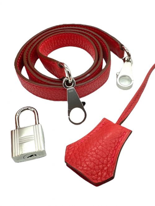 HERMES（エルメス）HERMES (エルメス) ケリー 35/シルバー金具/トリヨンクレマンス/ピンク系/□O刻印 ピンク系 サイズ:35の古着・服飾アイテム