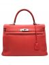 HERMES（エルメス）の古着「ケリー 35/シルバー金具/トリヨンクレマンス/ピンク系/□O刻印」｜ピンク系