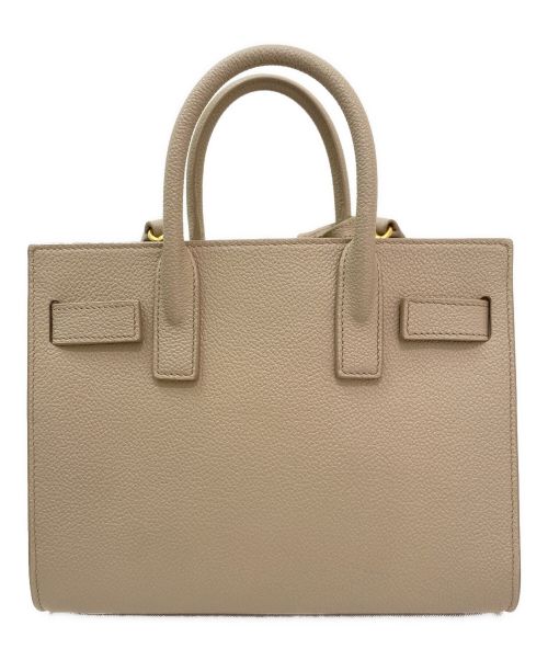 Saint Laurent Paris（サンローランパリ）Saint Laurent Paris (サンローランパリ) サックドジュール ナノ ベージュ×ゴールド金具 サイズ:ナノの古着・服飾アイテム