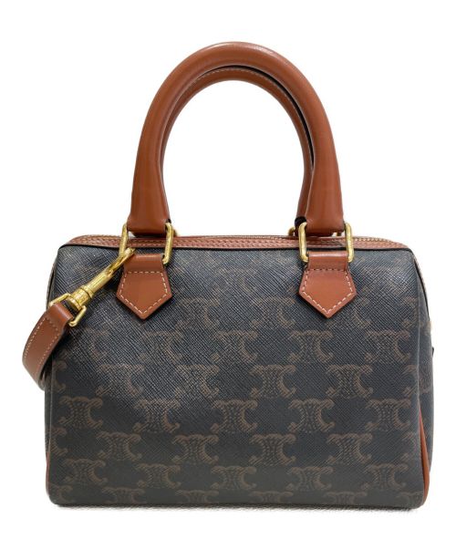CELINE（セリーヌ）CELINE (セリーヌ) スモールボストン ブラウンの古着・服飾アイテム