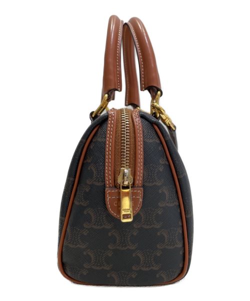 CELINE（セリーヌ）CELINE (セリーヌ) スモールボストン ブラウンの古着・服飾アイテム