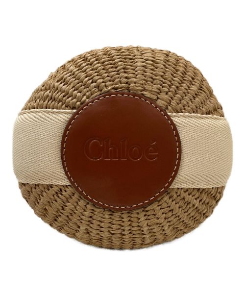 Chloe（クロエ）Chloe (クロエ) woodyスモールバスケット ベージュの古着・服飾アイテム
