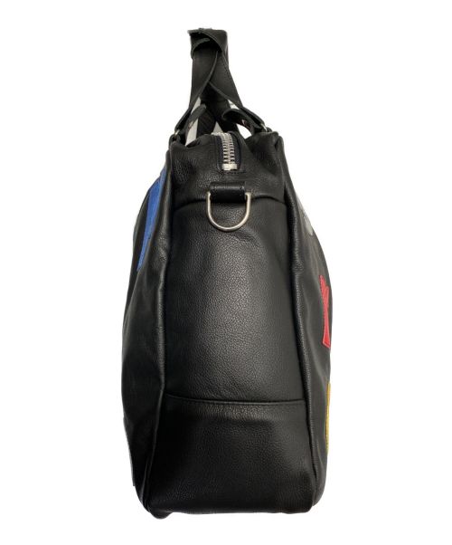 VANSON×SUPREME（バンソン×シュプリーム）VANSON×SUPREME (バンソン×シュプリーム) Leathers Letters Bag ブラックの古着・服飾アイテム
