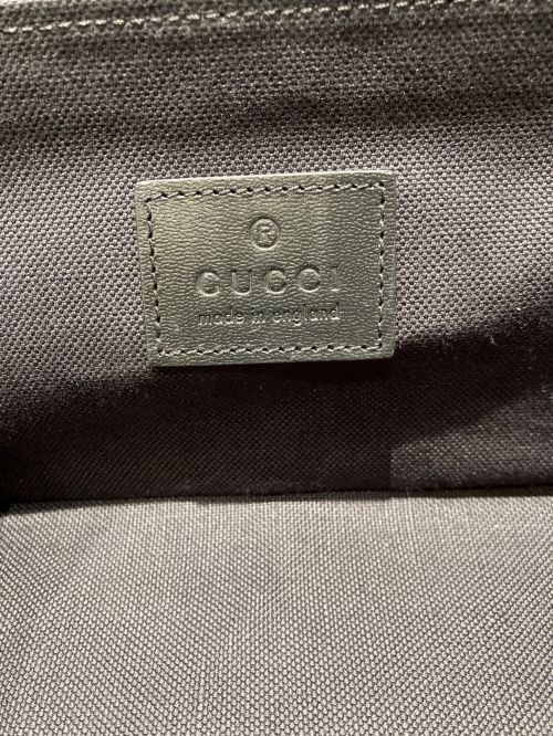 GUCCI（グッチ）GUCCI (グッチ) GLOBE-TROTTER (グローブトロッター) GG4輪キャリーバッグ ブラック×グレーの古着・服飾アイテム