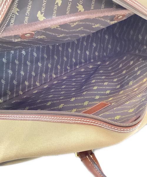 HUNTING WORLD（ハンティングワールド）HUNTING WORLD (ハンティングワールド) ハンドバッグ カーキの古着・服飾アイテム