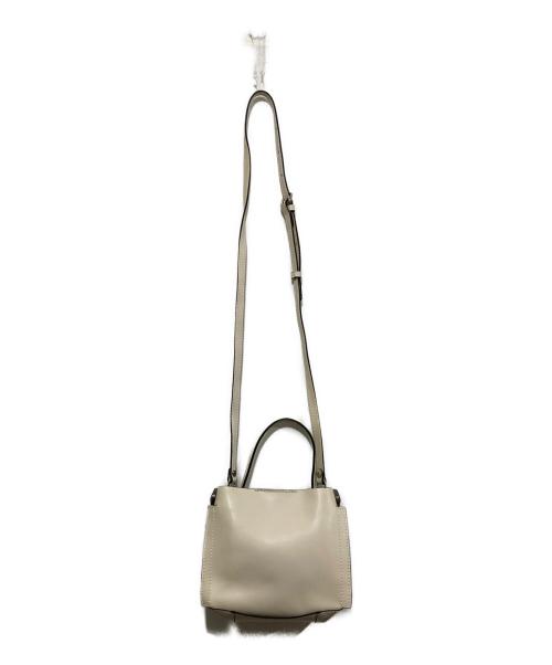 GIANNI CHIARINI（ジャンニ キアリーニ）GIANNI CHIARINI (ジャンニ キアリーニ) 2WAYショルダーバッグ アイボリーの古着・服飾アイテム