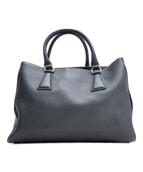 PRADA（プラダ）PRADA (プラダ) レザートートバッグ ブラックの古着・服飾アイテム