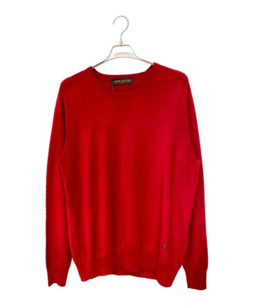 LOUIS VUITTON（ルイ ヴィトン）LOUIS VUITTON (ルイ ヴィトン) カシミヤニット レッド サイズ:XL 未使用品の古着・服飾アイテム
