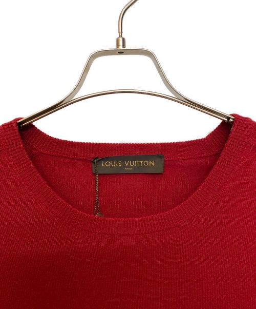LOUIS VUITTON（ルイ ヴィトン）LOUIS VUITTON (ルイ ヴィトン) カシミヤニット レッド サイズ:XL 未使用品の古着・服飾アイテム