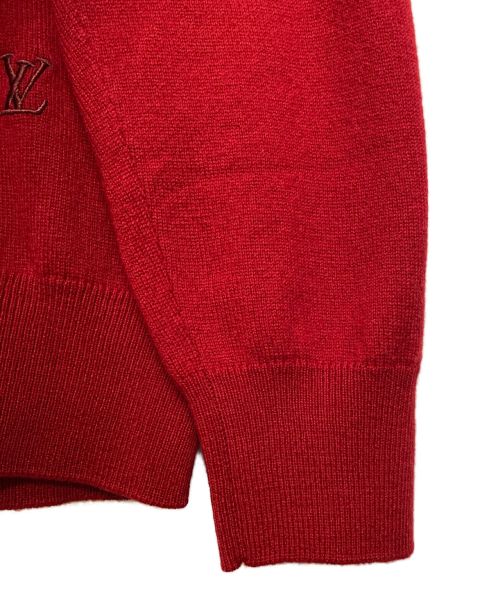 LOUIS VUITTON（ルイ ヴィトン）LOUIS VUITTON (ルイ ヴィトン) カシミヤニット レッド サイズ:XL 未使用品の古着・服飾アイテム